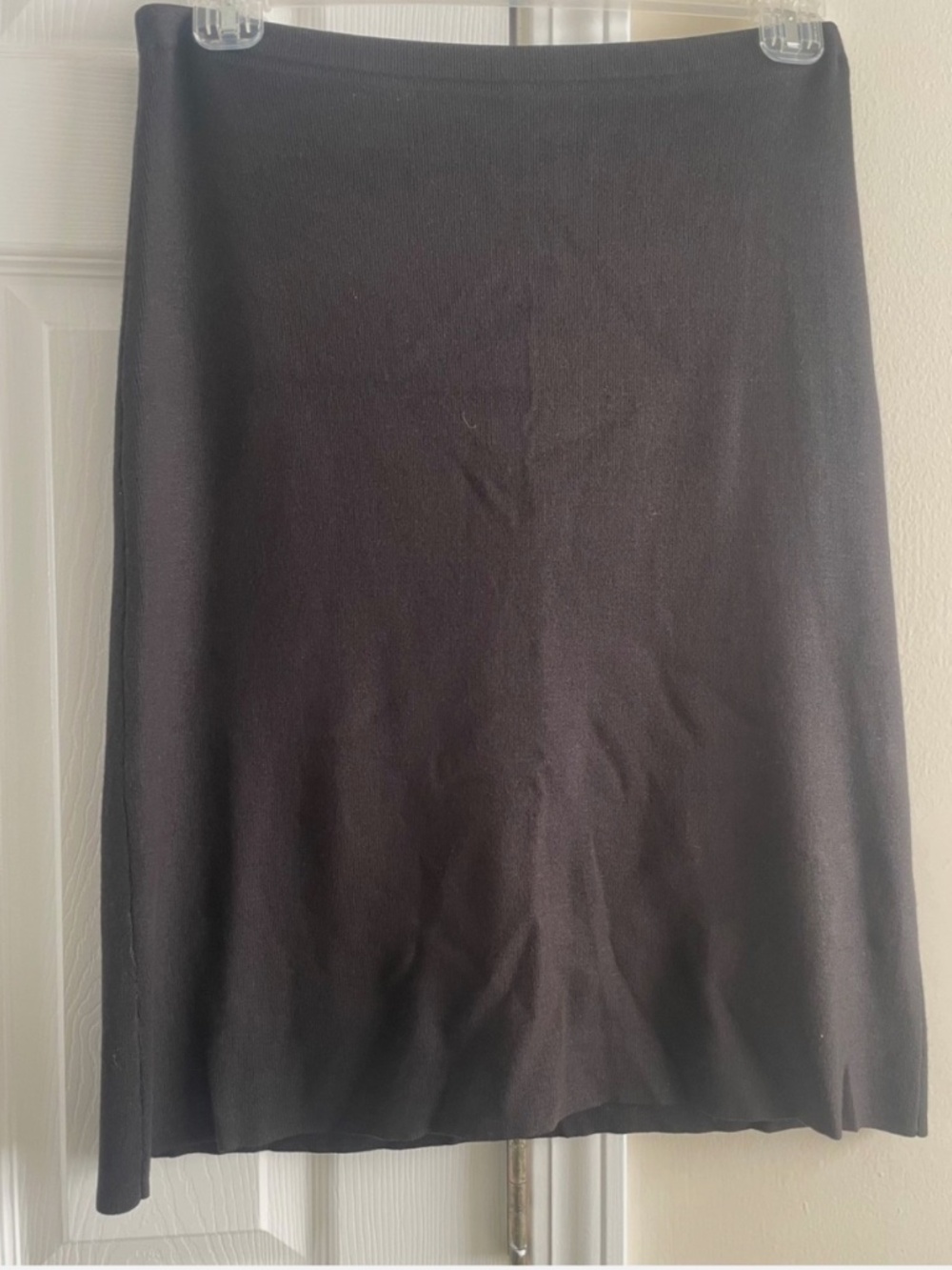 Emma James black straight career skirt